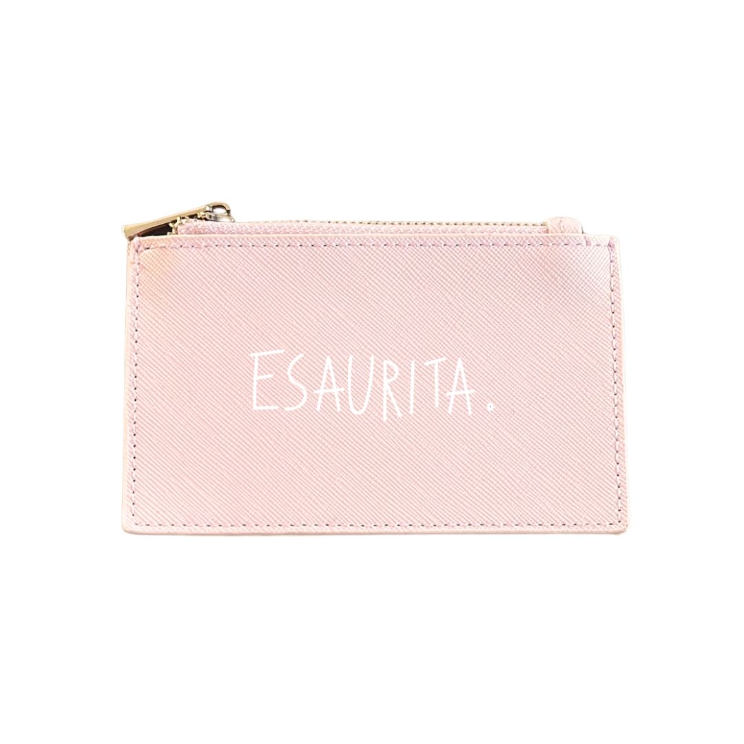 Esaurita. - Portacarte Rosa