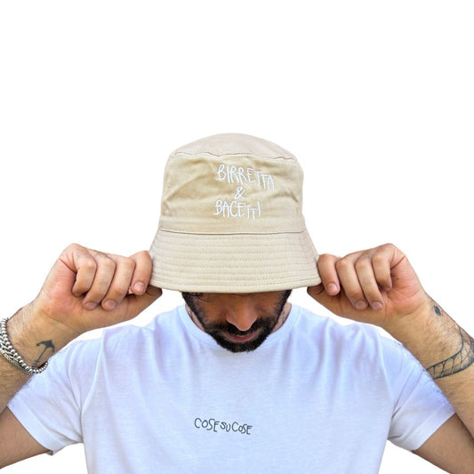 Birretta & Bacetti  - Cappello Pescatore Ricamato