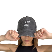 - Gym + Gin - Cappello Visiera Ricamato