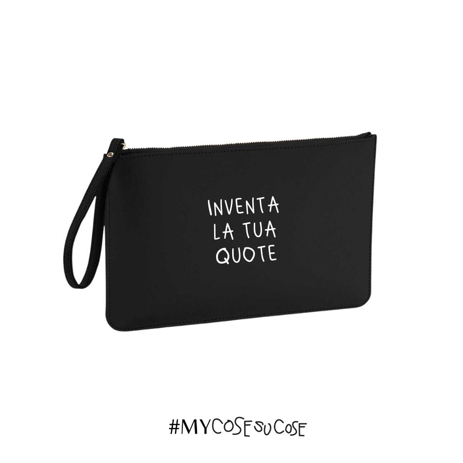 Pochette Ecopelle Saffiano - MYcosesucose