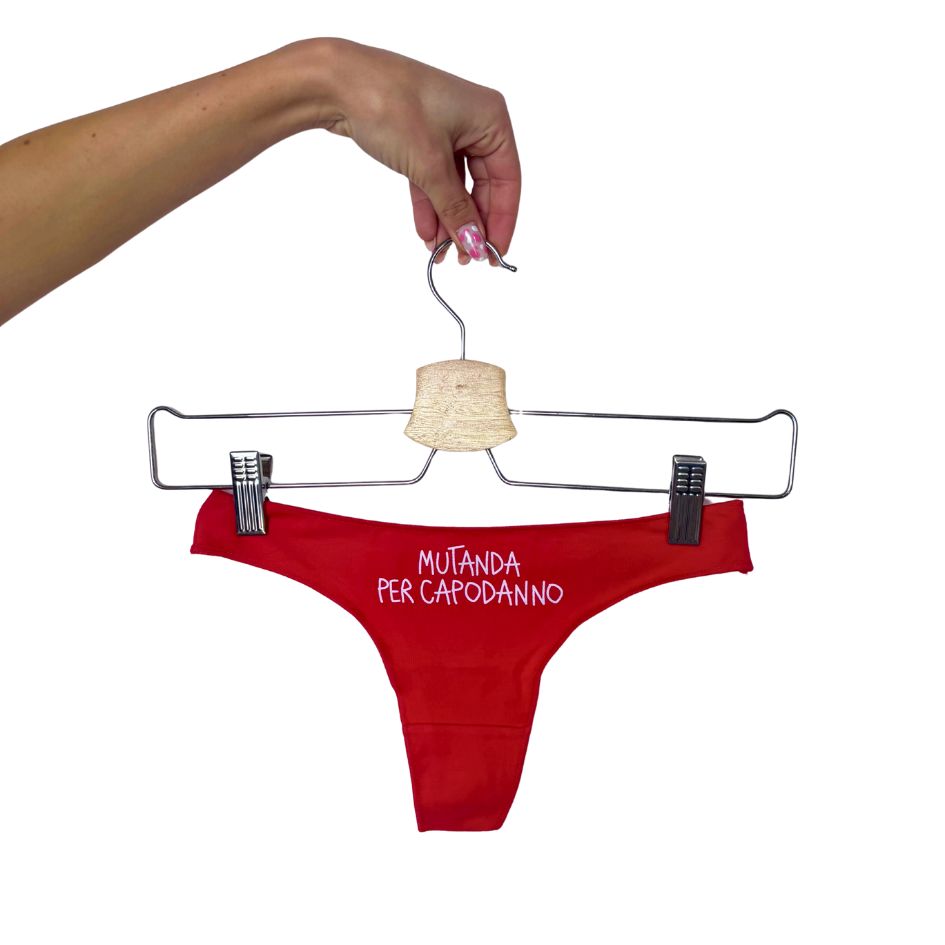 Tanga Pack Bianco/Rosso 3 pz.