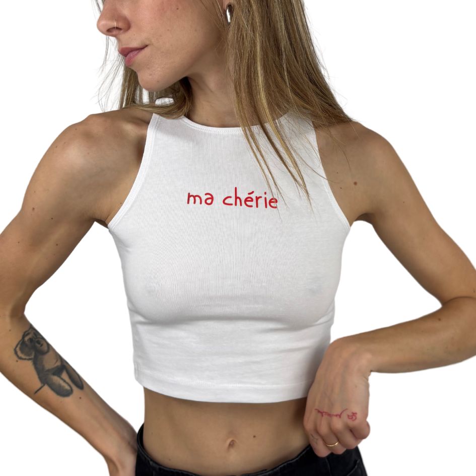 Ma Chèrie - Crop Canotta