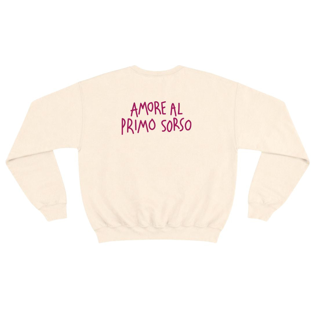 Amore Al Primo Sorso - Felpa Girocollo