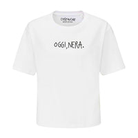 Oggi, Nera. - Crop T-Shirt