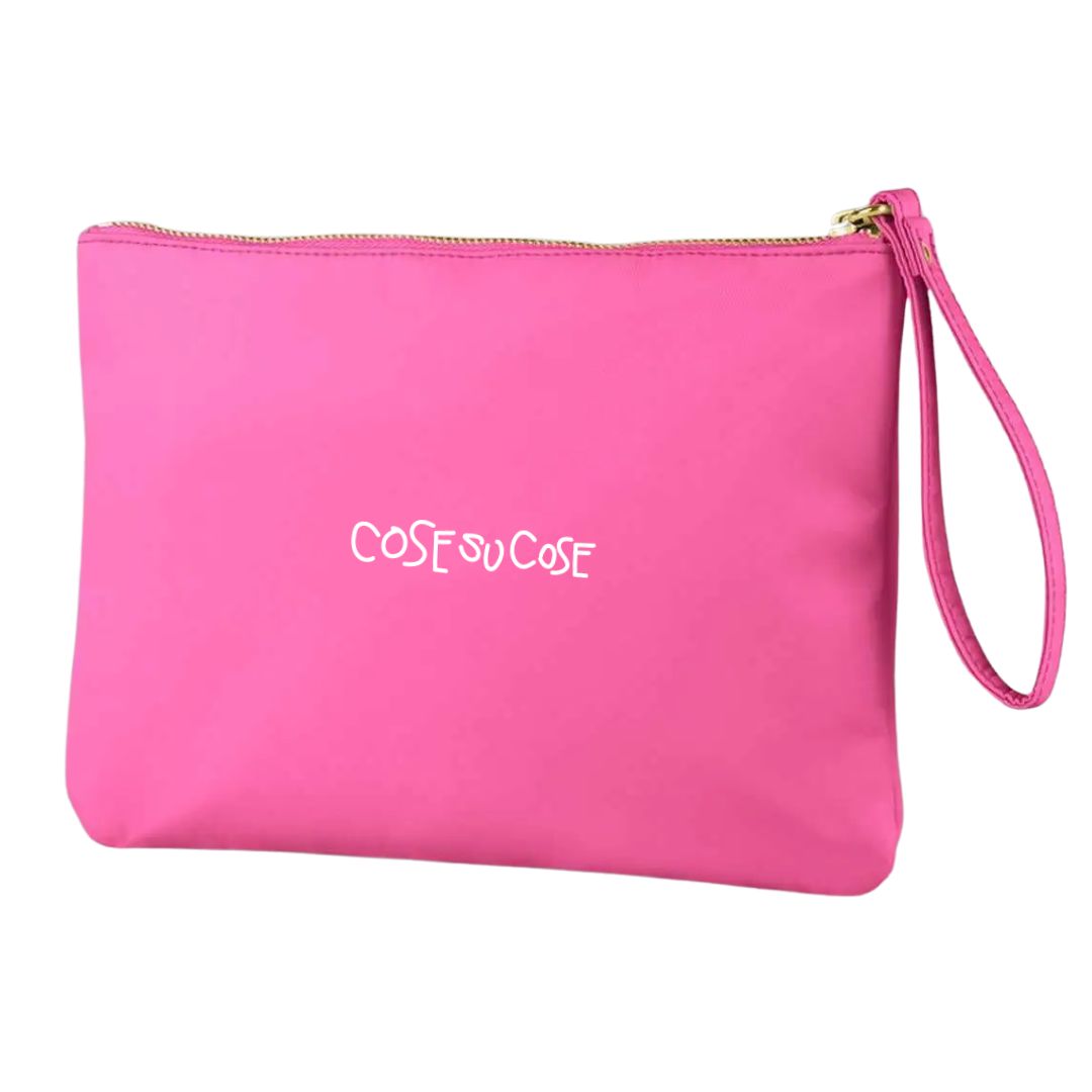 Oggi, Piena. - Pochette Nylon Fucsia