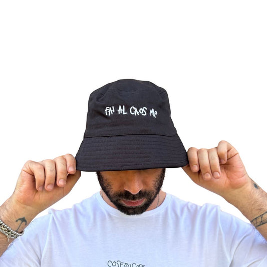 Fai Al Caos Mio - Cappello Pescatore Ricamato