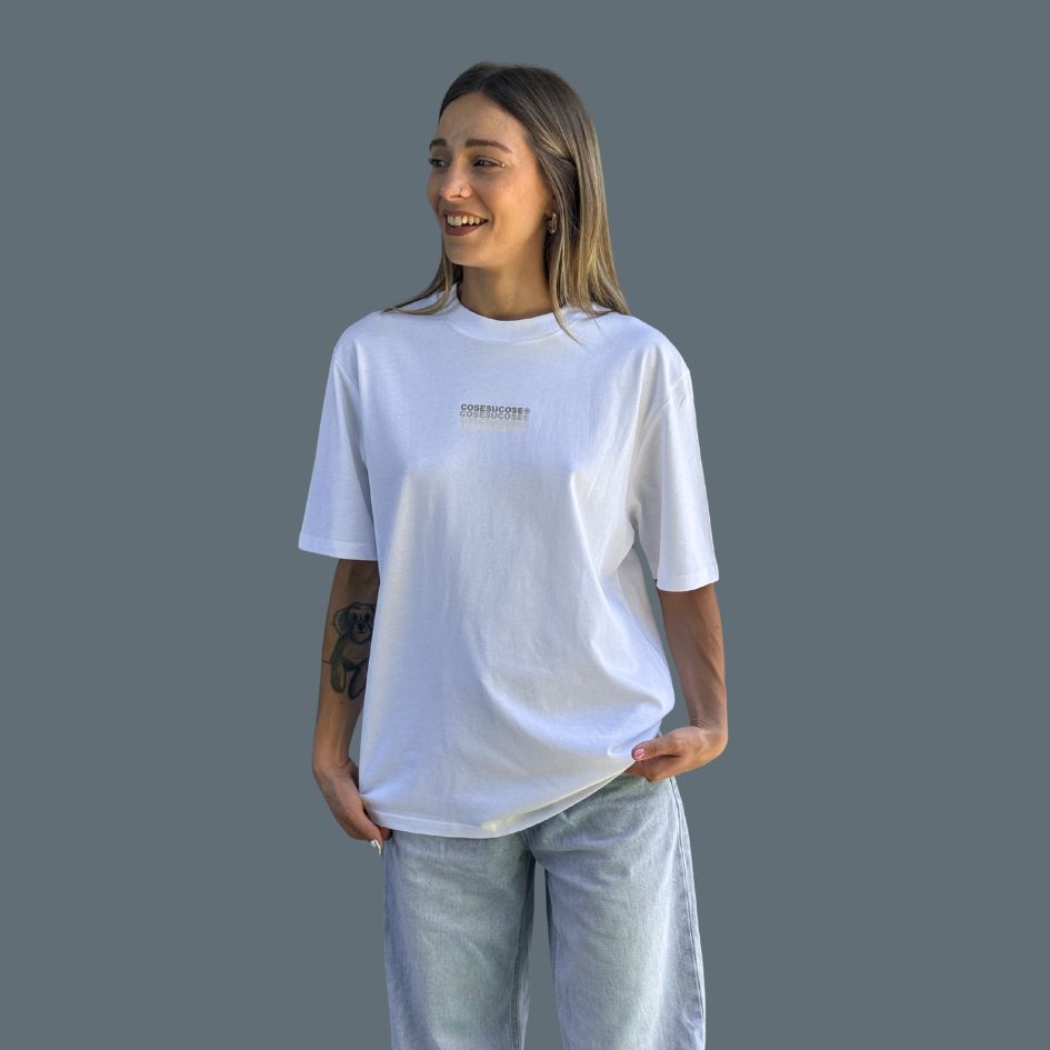 cosesucose Logo Bold- T-Shirt Over White