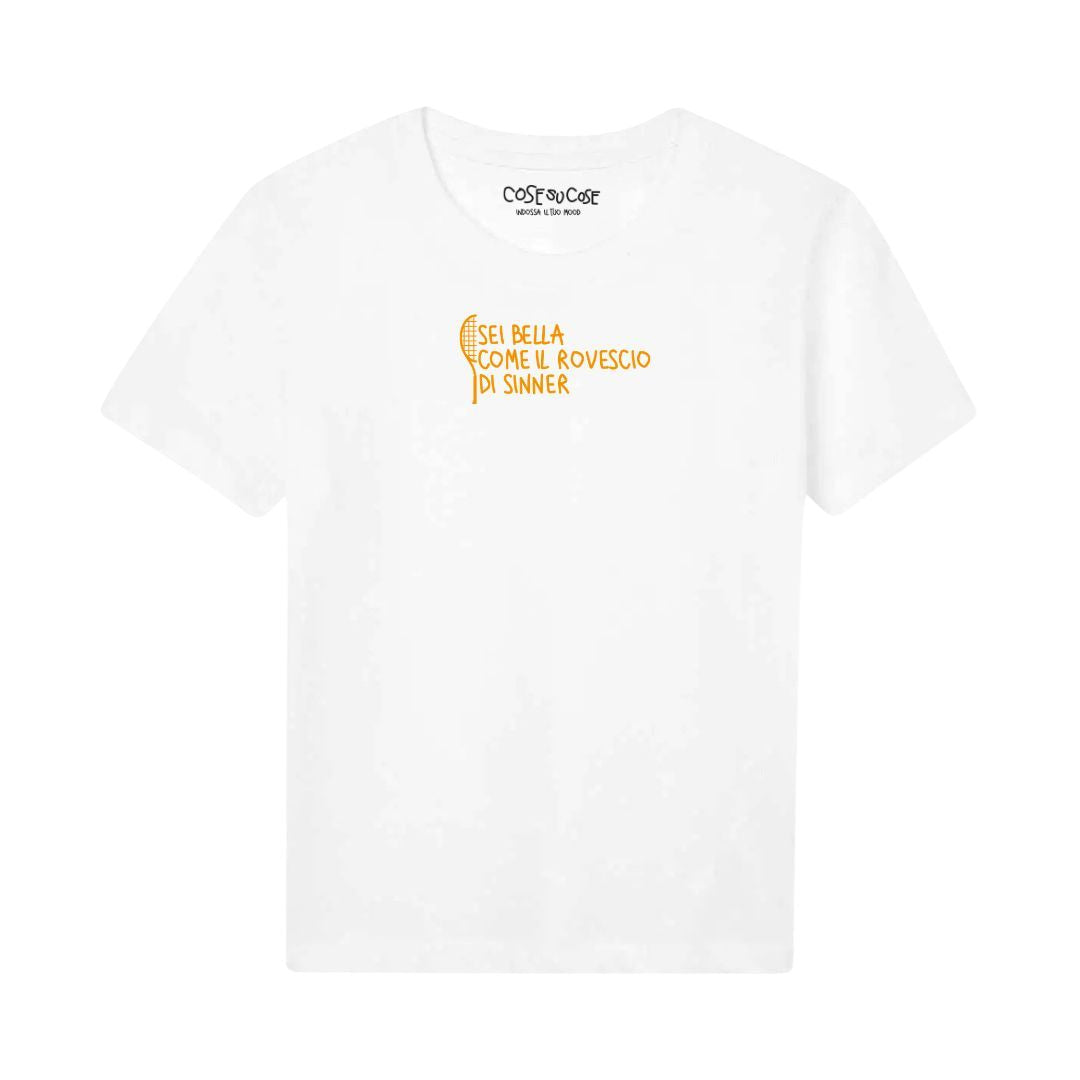 Sei Bella Come Il Rovescio Di Sinner - T-Shirt Bambini