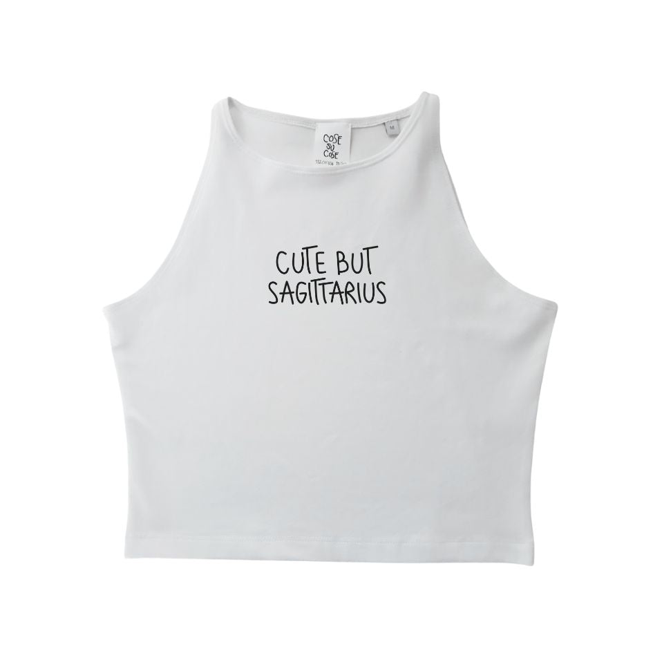 Segni Zodiacali Cute But - Crop Canotta
