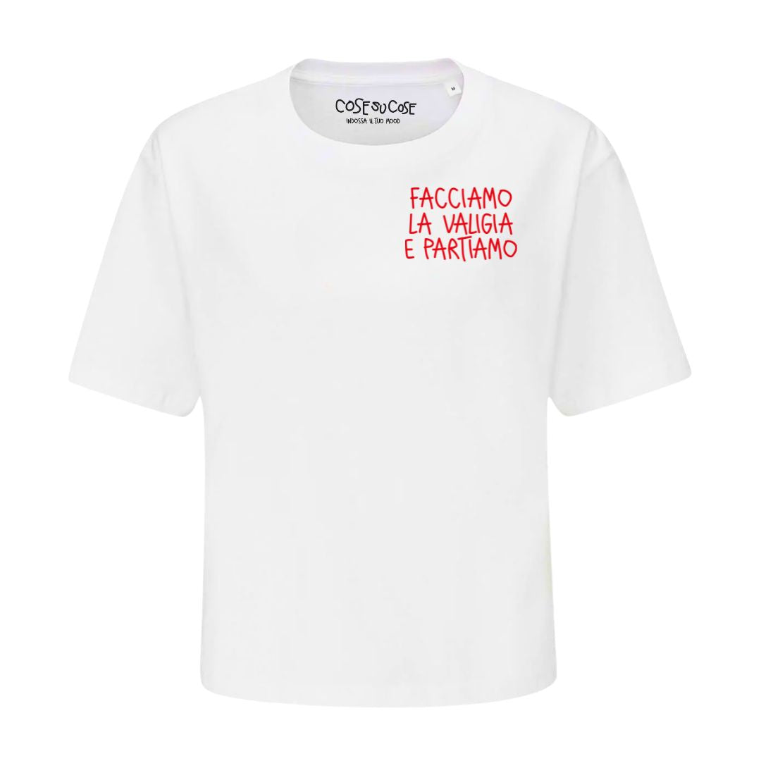 Facciamo La Valigia E Partiamo - Crop T-Shirt