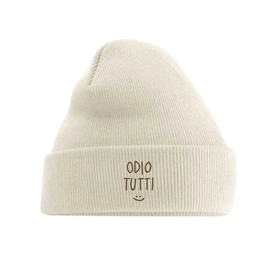 Odio Tutti :) - Cuffia Ricamata