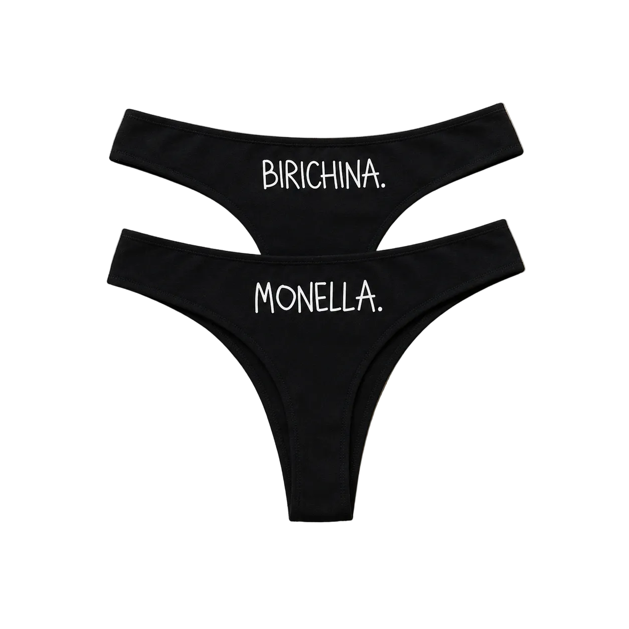 Tanga Pack Nero 2 pz.