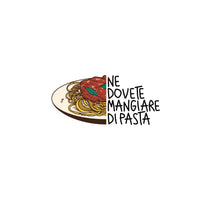 Ne Dovete Mangiare Di Pasta - Crop Canotta