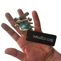 Dimentico cose - Portachiavi Rettangolo