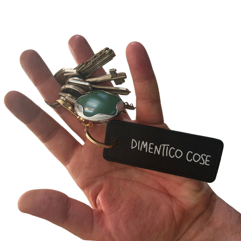Dimentico cose - Portachiavi Rettangolo