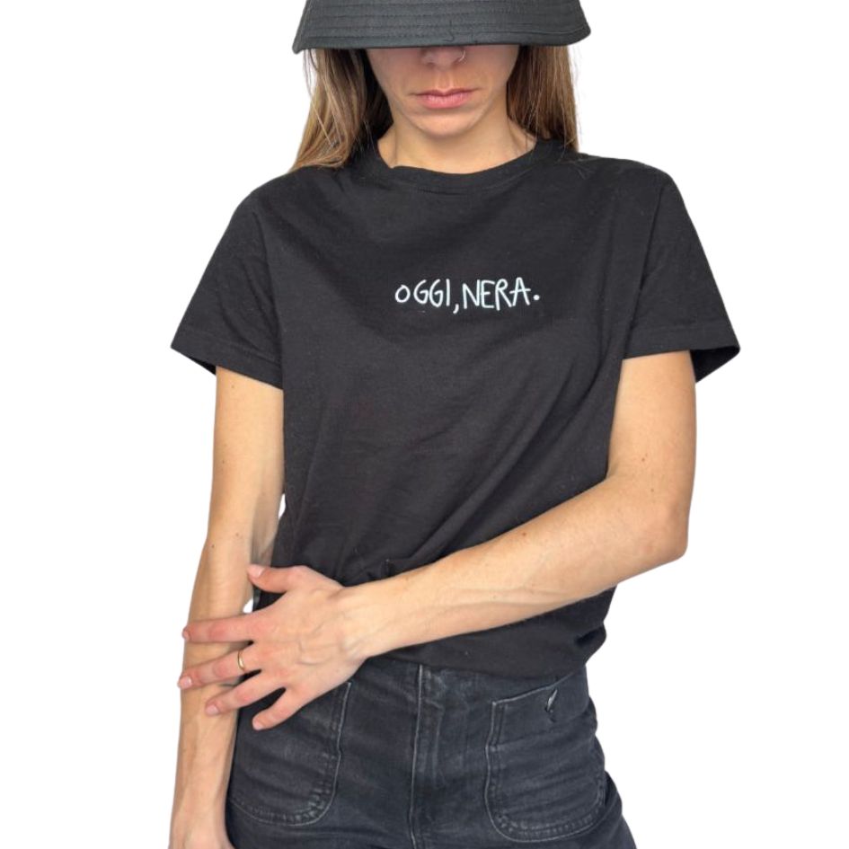 Oggi, Nera. - T-Shirt