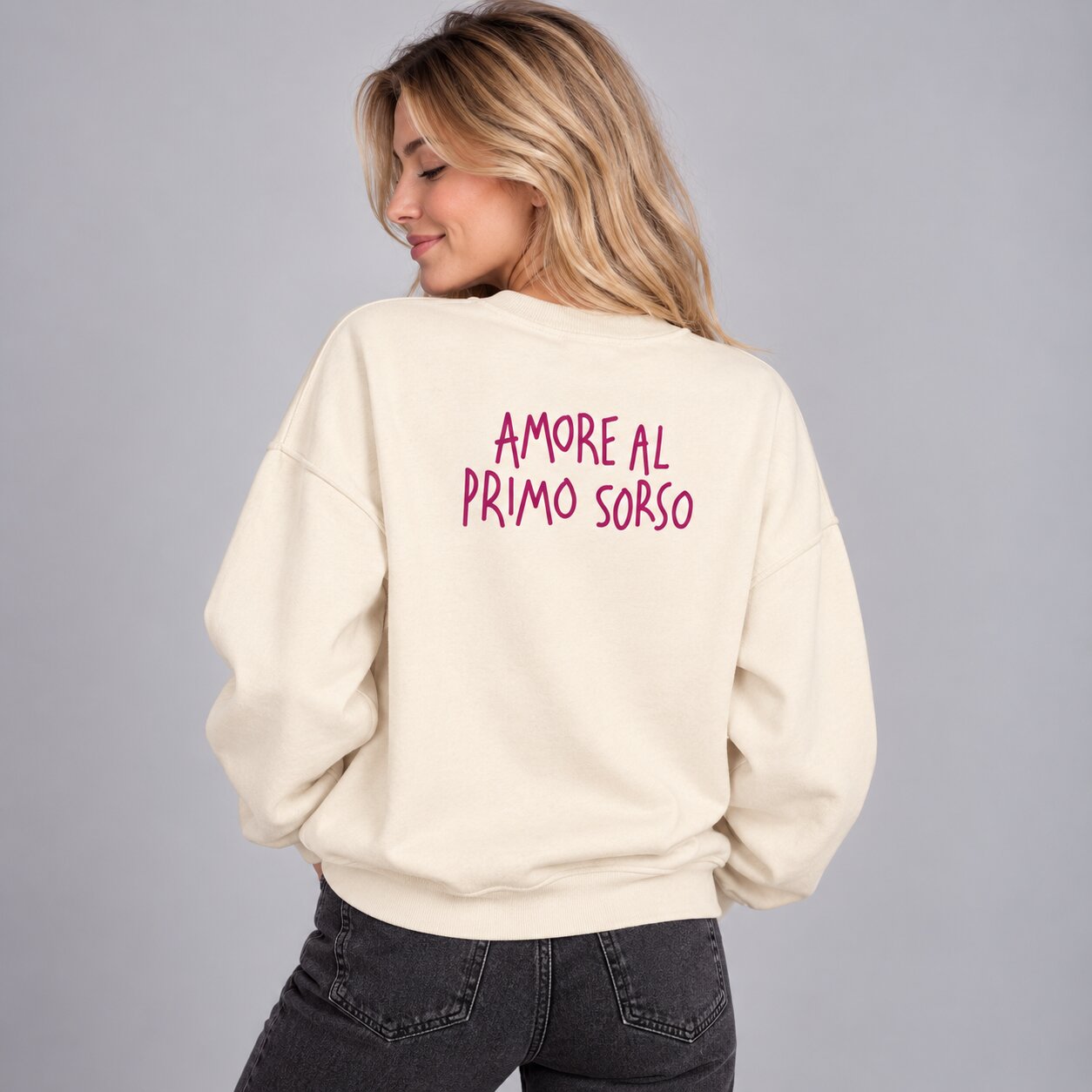 Amore Al Primo Sorso - Felpa Girocollo