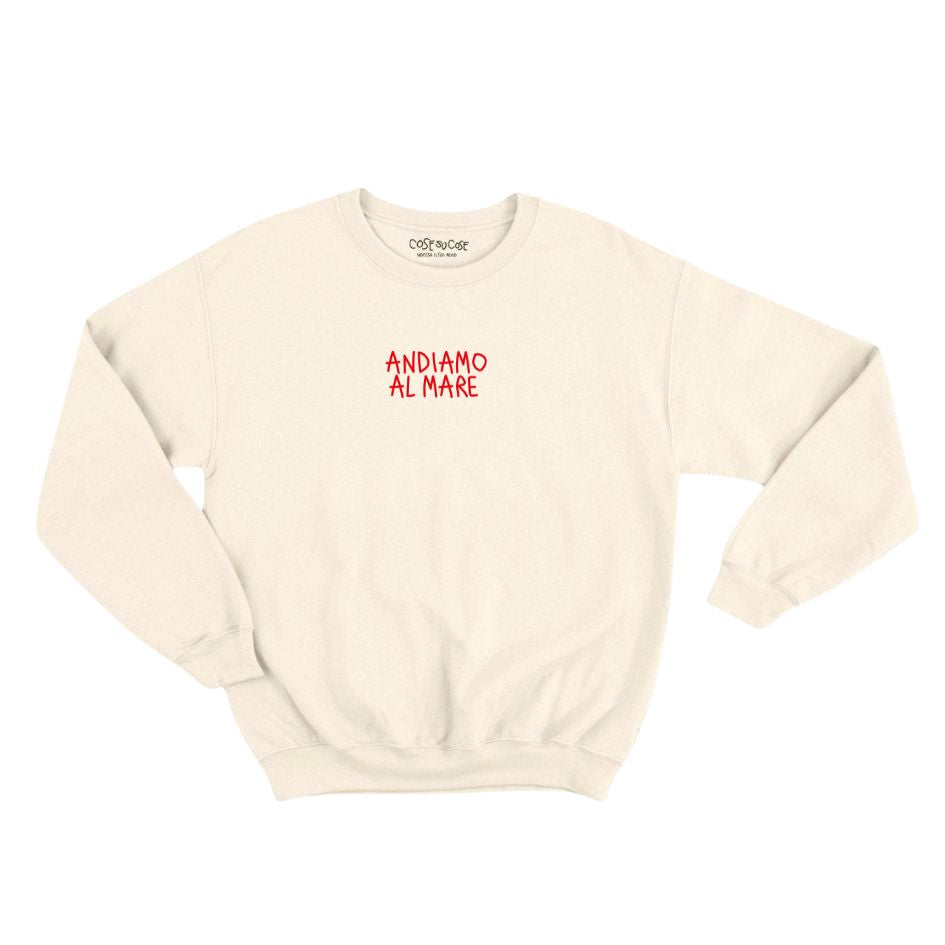 Andiamo Al Mare - Felpa Girocollo