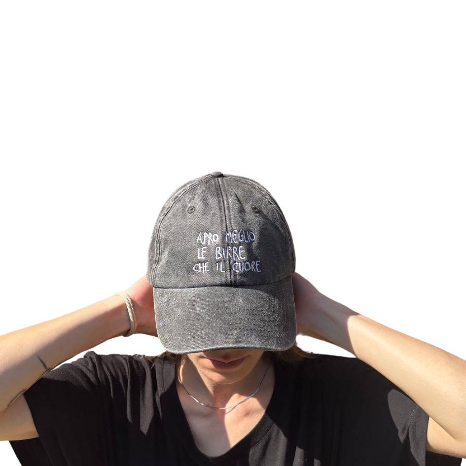 Apro Meglio Le Birre Che Il Cuore - Cappello Ricamato