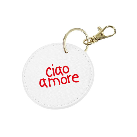 Ciao Amore - Portachiavi Cerchio Bianco