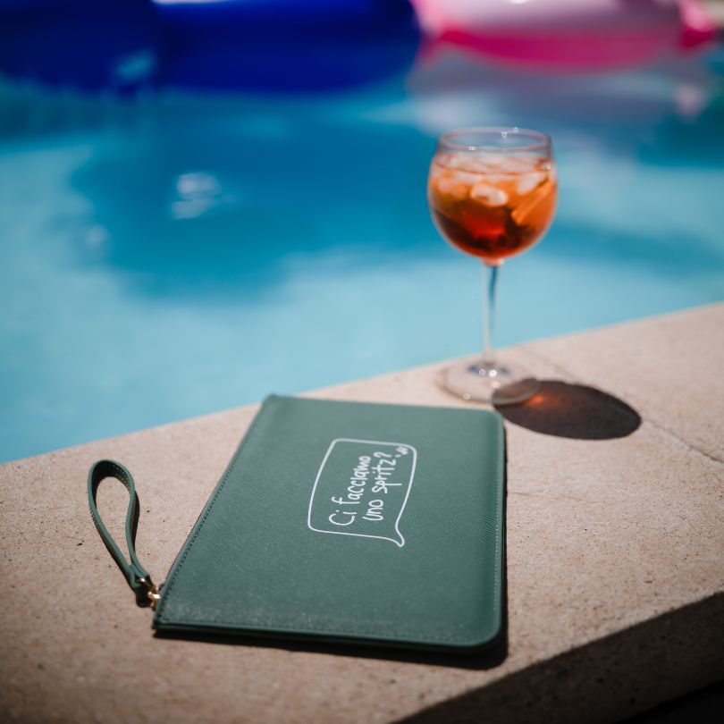 Ci Facciamo Uno Spritz ? - Pochette Verde Bottiglia