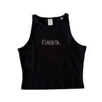 Esaurita. - Crop Canotta