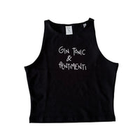 Gin Tonic & Pentimenti - Crop Canotta