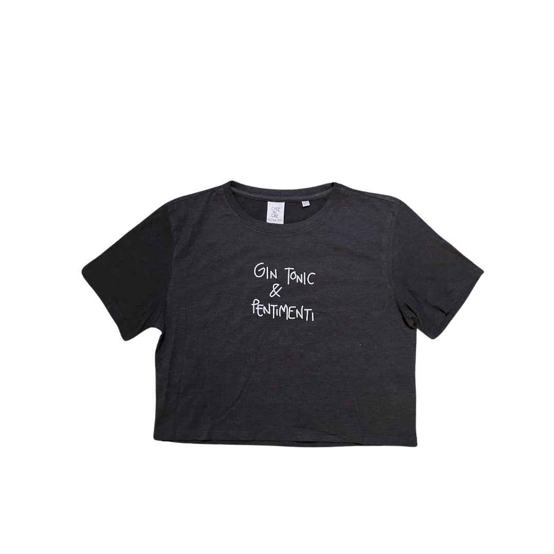 Gin Tonic & Pentimenti - Crop T-shirt