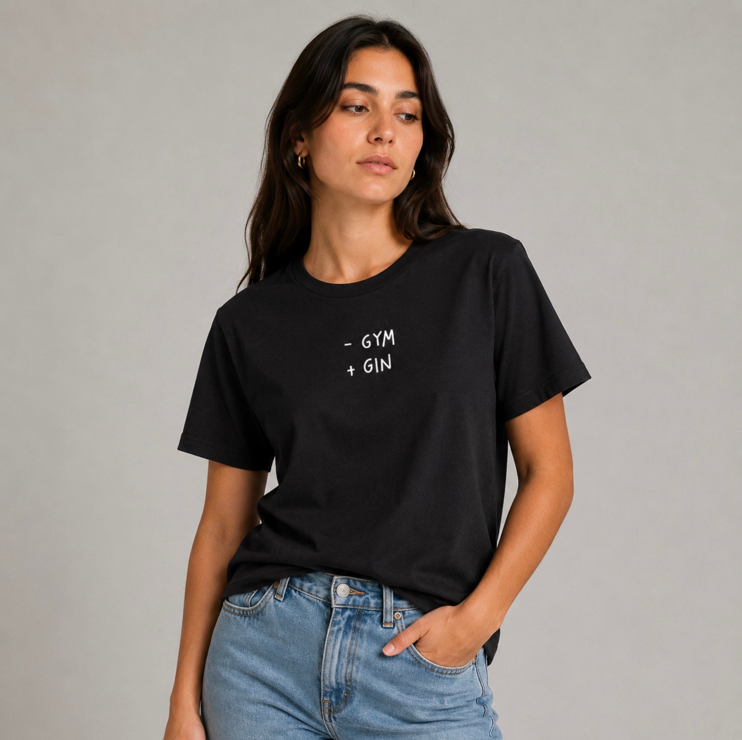 -Gym +Gin - T-Shirt