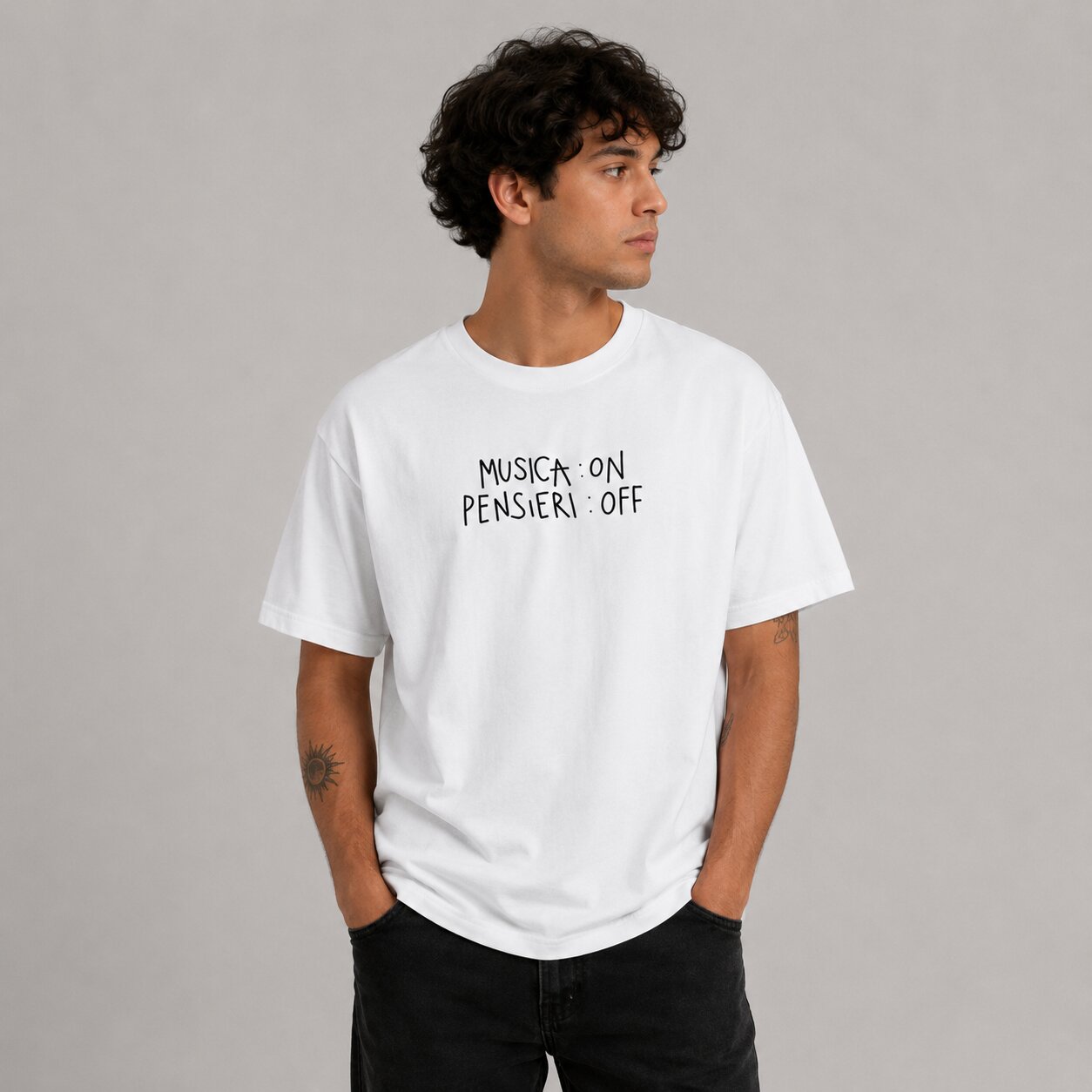 Musica On Pensieri Off - T-Shirt