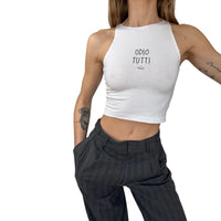 Odio tutti :) - Crop Canotta