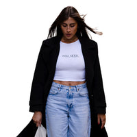 Oggi, Nera. - Crop Canotta