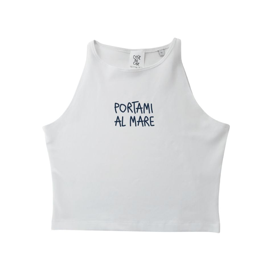 Portami Al Mare - Crop Canotta