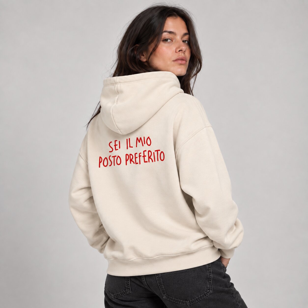 Sei Il Mio Posto Preferito - Felpa Cappuccio
