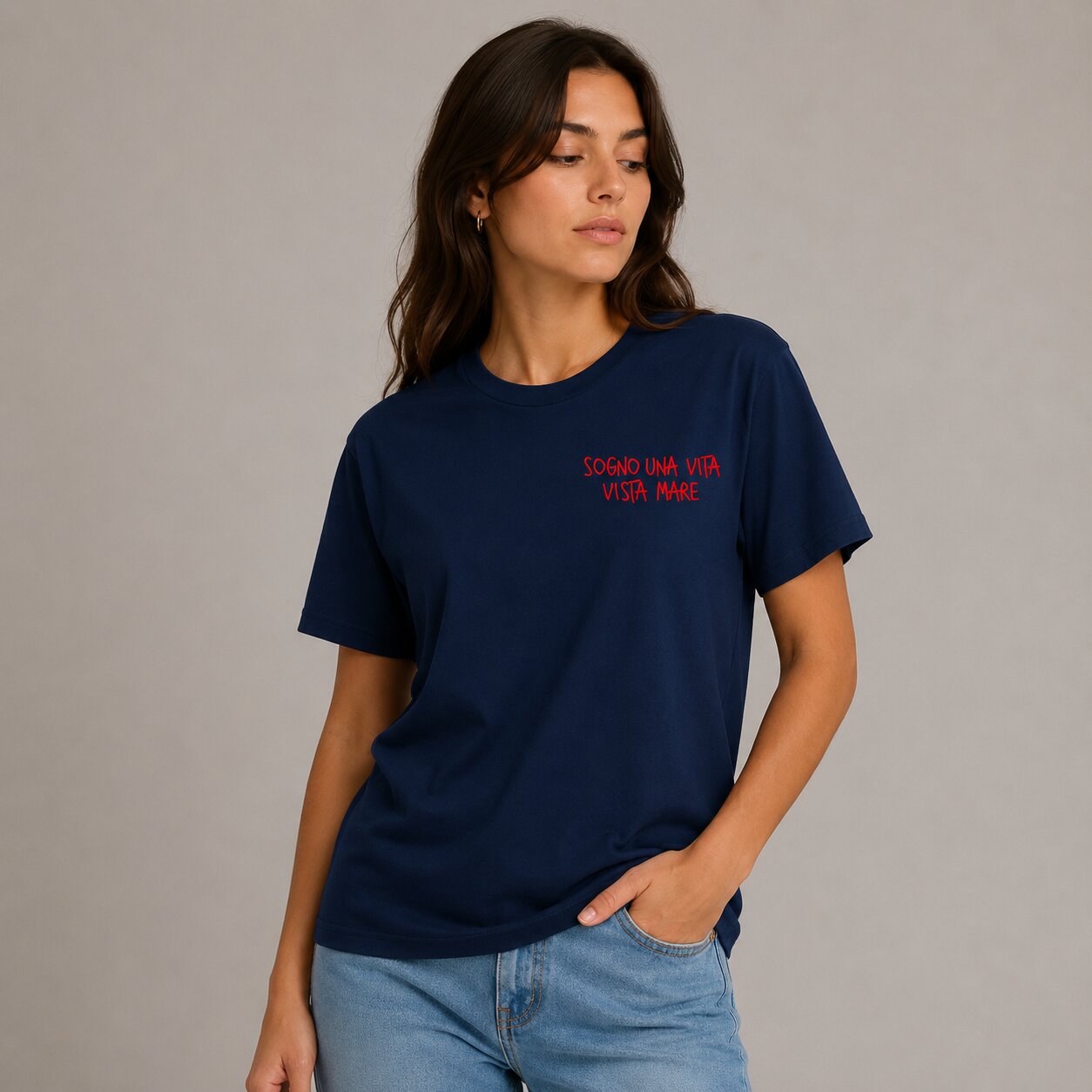Sogno Una Vita Vista Mare - T-Shirt
