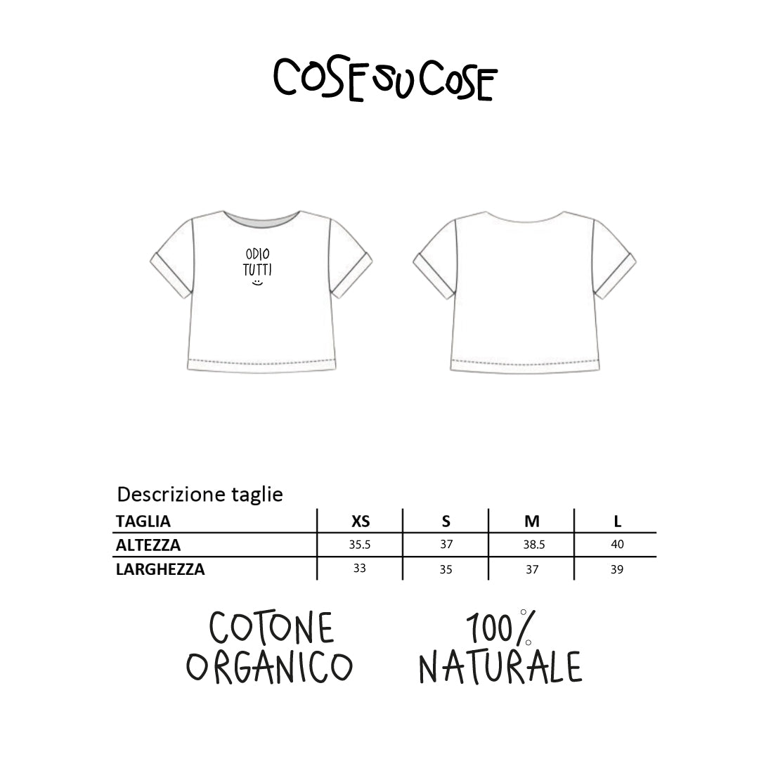 Sogno Una Vita Vista Mare - Crop T-shirt