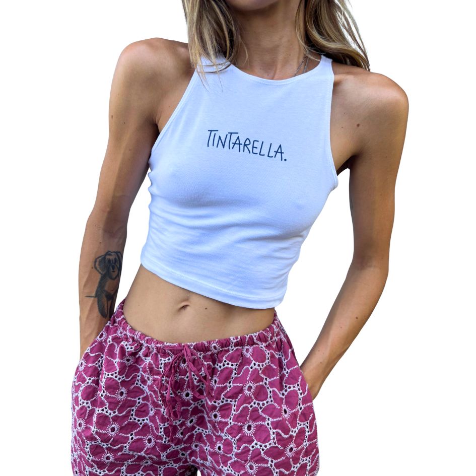 Tintarella. - Crop Canotta