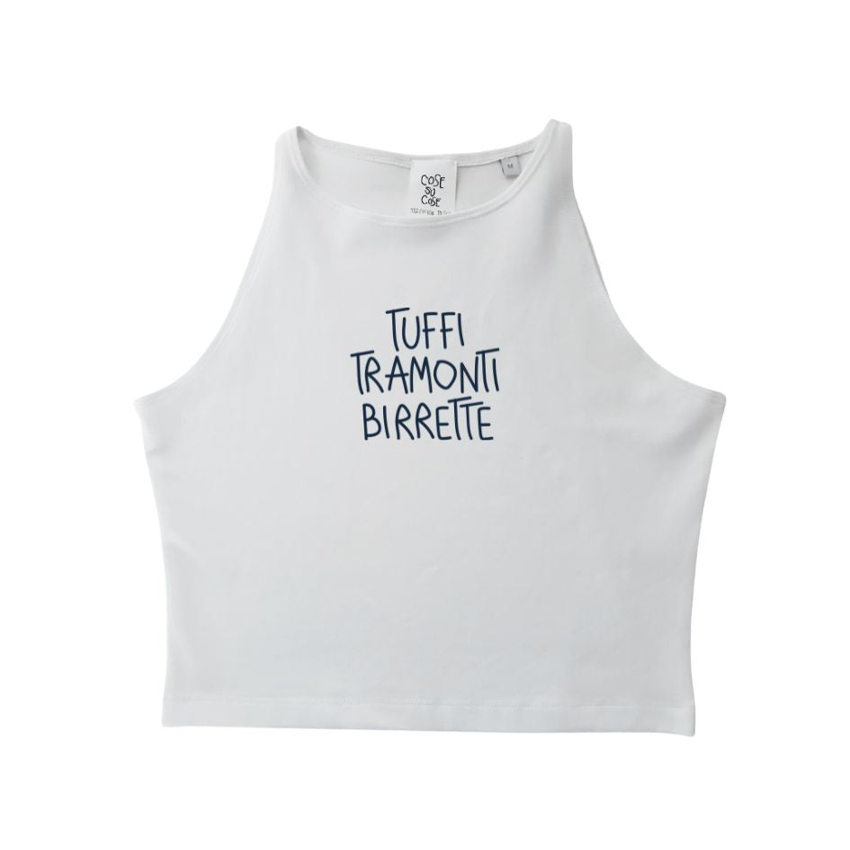 Tuffi Tramonti Birrette - Crop Canotta