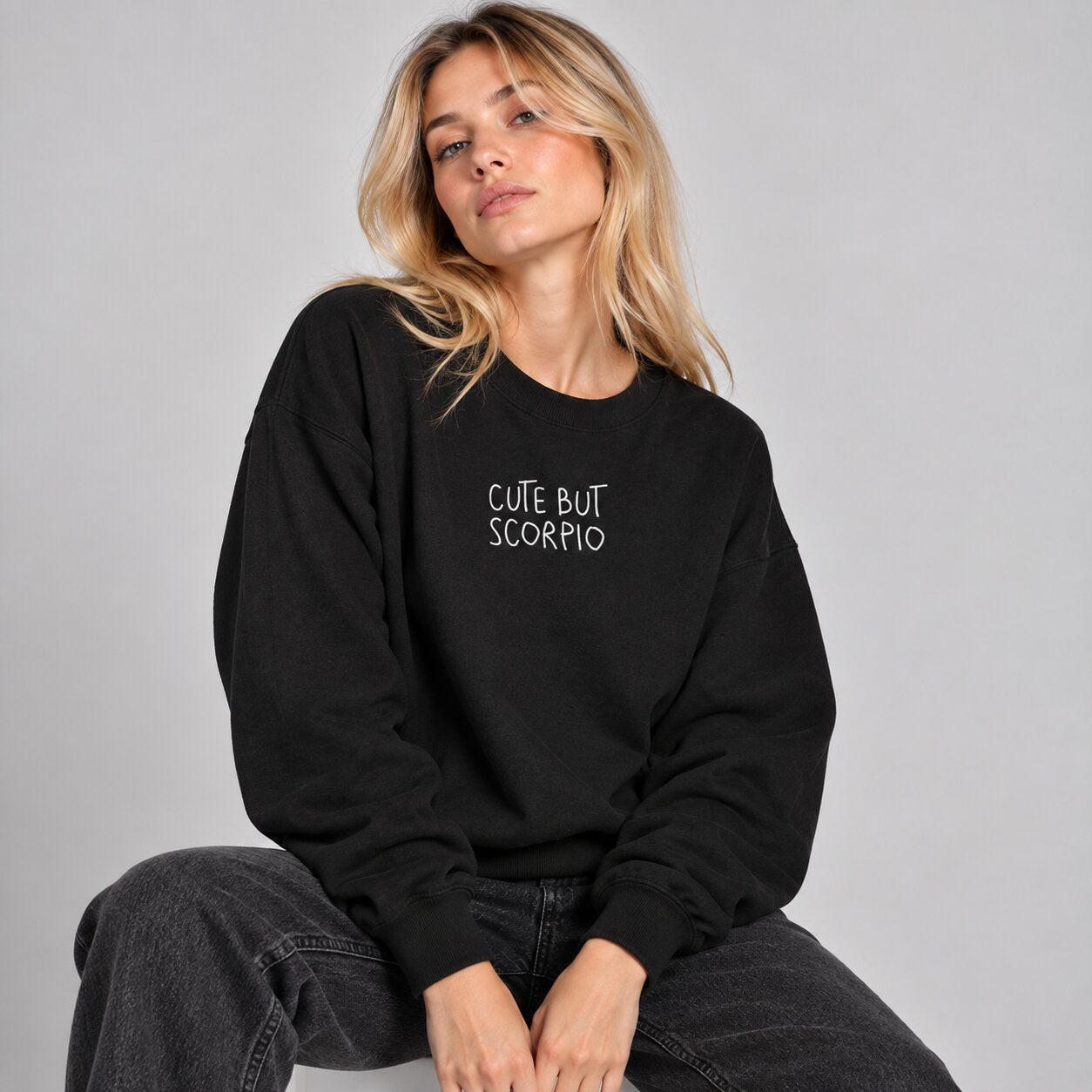Segni Zodiacali Cute But - Felpa Girocollo